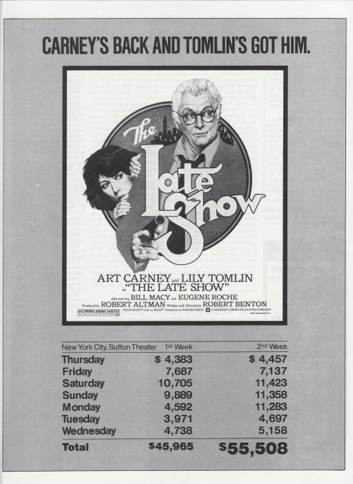 The Late Show Ad