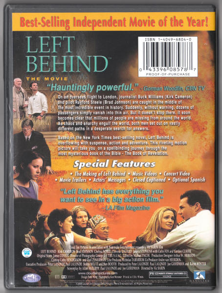 Left Behind Special Edition DVD