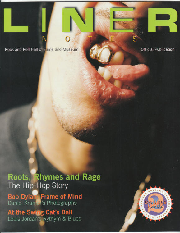 Liner Notes Fall 1999 front cover