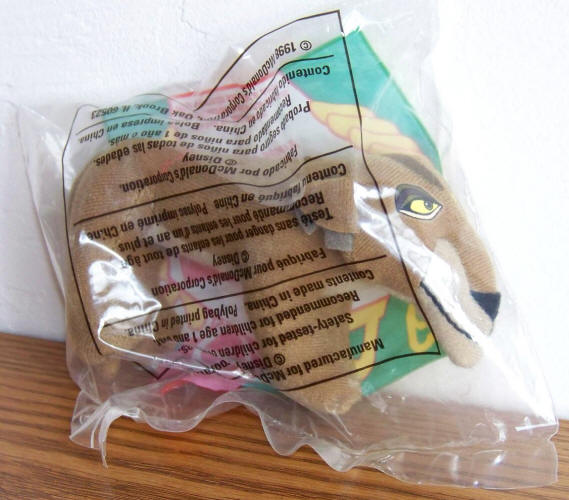 McDonalds Happy Meal Toy Disneys Lion King 2 Zira