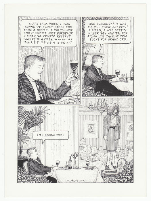 Lynchbob 1991 Wine Post Card