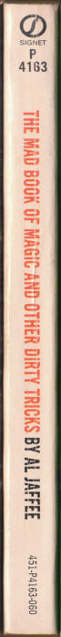 Mad Book Of Magic And Other Dirty Tricks spine