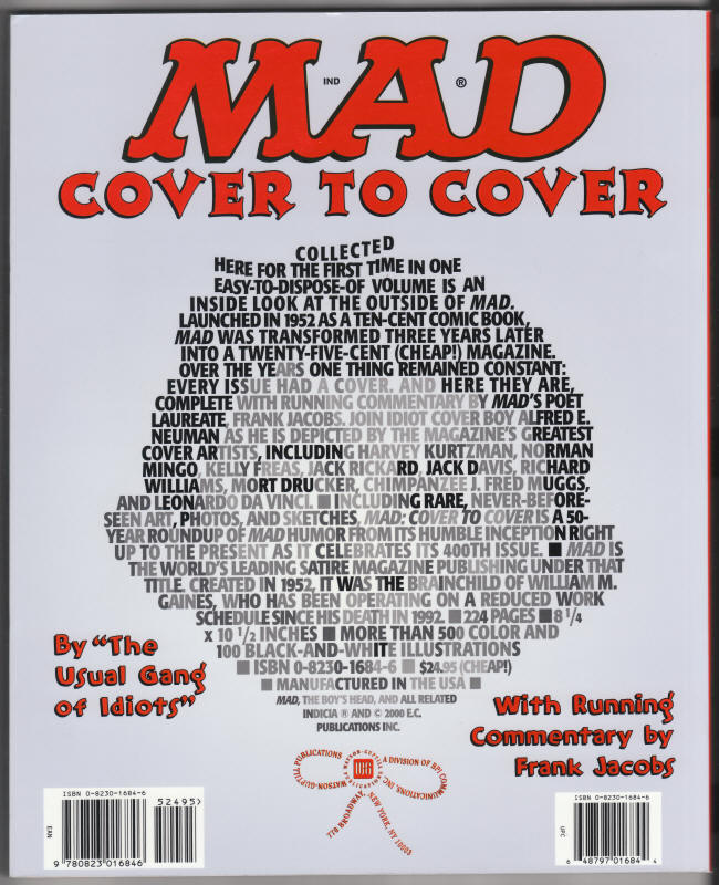 Mad Cover To Cover back cover