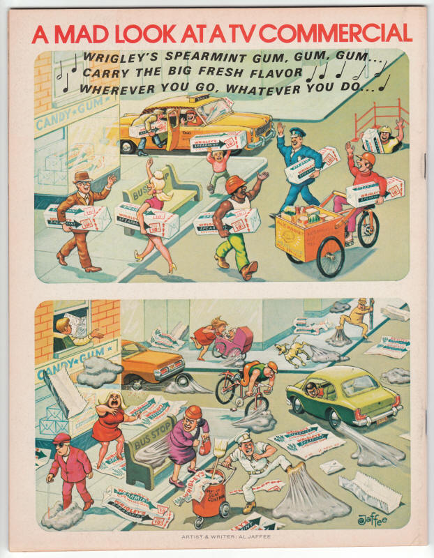 Mad Magazine #170 back cover