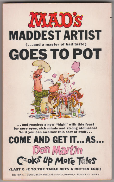 Mads Don Martin Cooks Up More Tales back cover