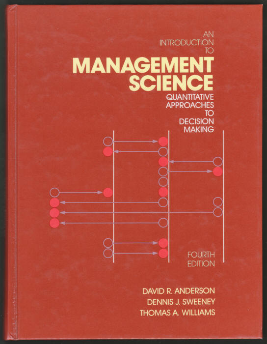 An Introduction To Management Science front cover
