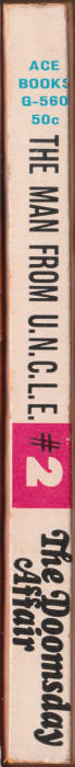The Man From UNCLE Paperback 2 Doomsday Affair spine