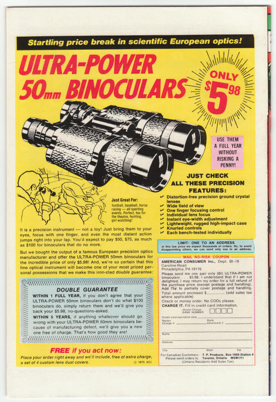 Man-Thing #21 back cover