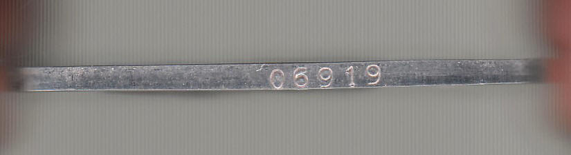 1973 Marilyn Monroe Pure Silver Ingot serial number