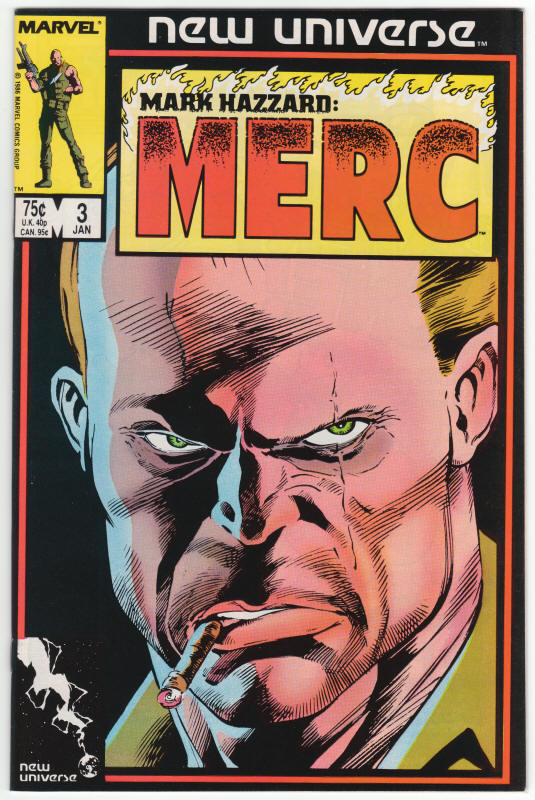 Mark Hazzard Merc #3 front cover