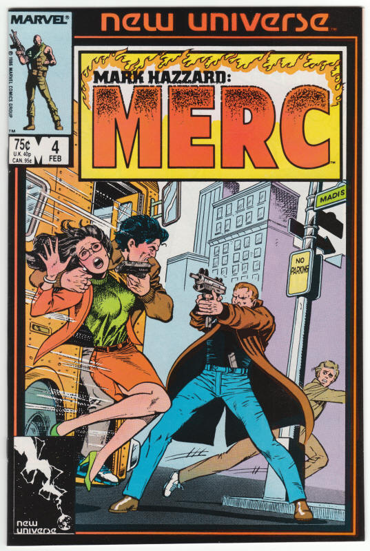 Mark Hazzard Merc #4 front cover