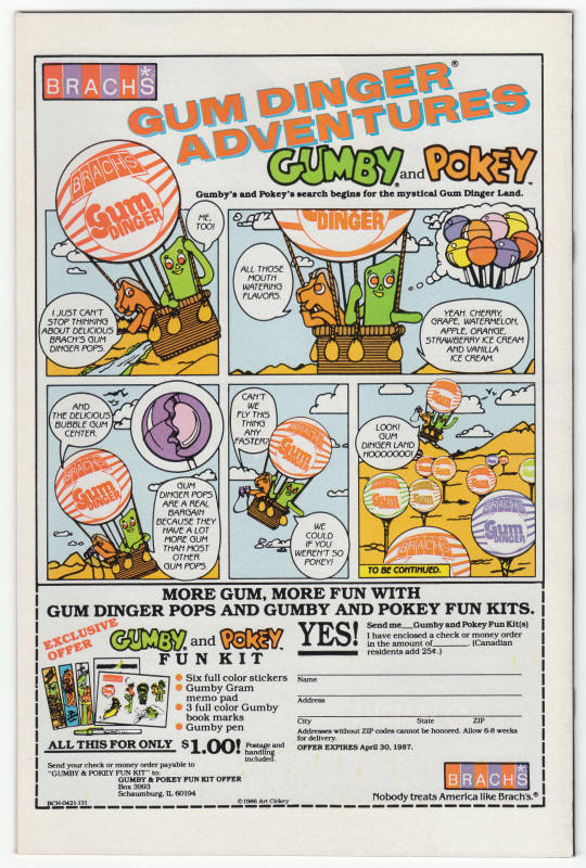 Mark Hazzard Merc #4 back cover