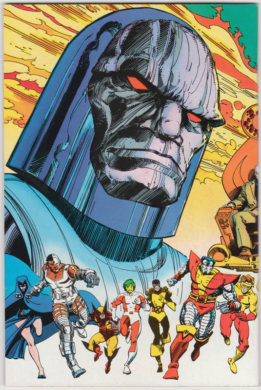 Marvel And DC Present The Uncanny X-Men And The New Teen Titans #1 back cover