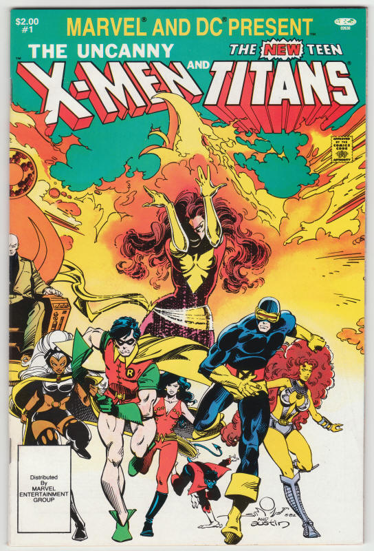 Marvel And DC Present The Uncanny X-Men And The New Teen Titans #1 front cover