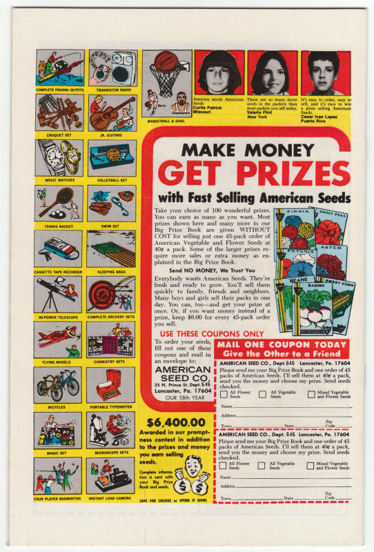 Marvel Chillers #5 back cover