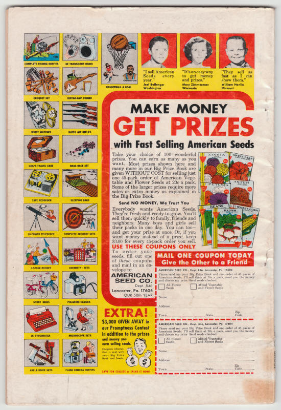 Marvel Collectors Item Classics #15 back cover