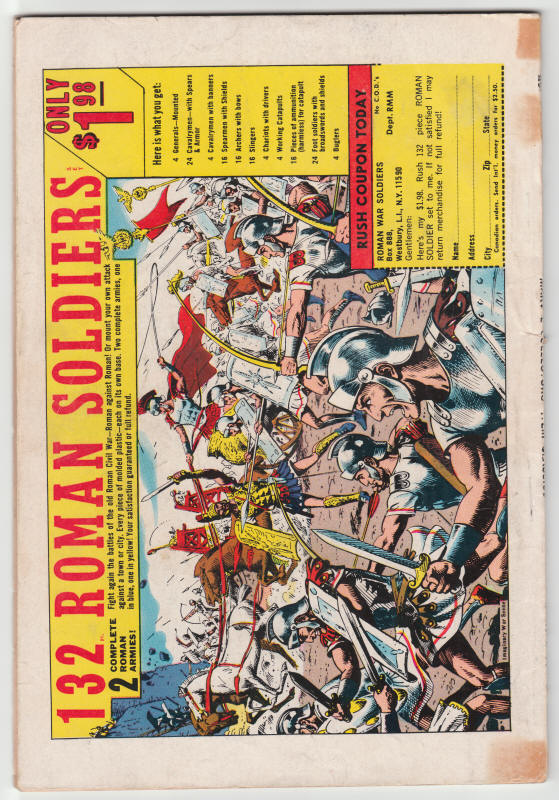 Marvel Collectors Item Classics #16 back cover