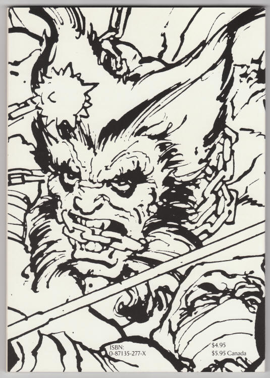 Marvel Comics Presents Wolverine back cover