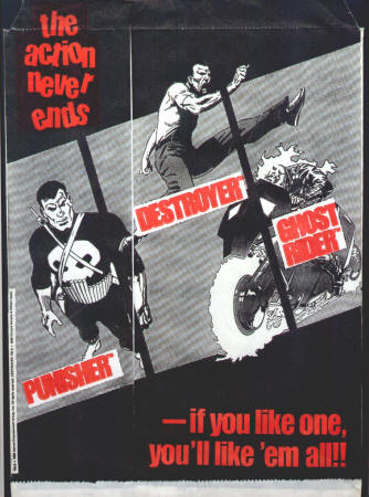 Marvel Comics Promo Bag back