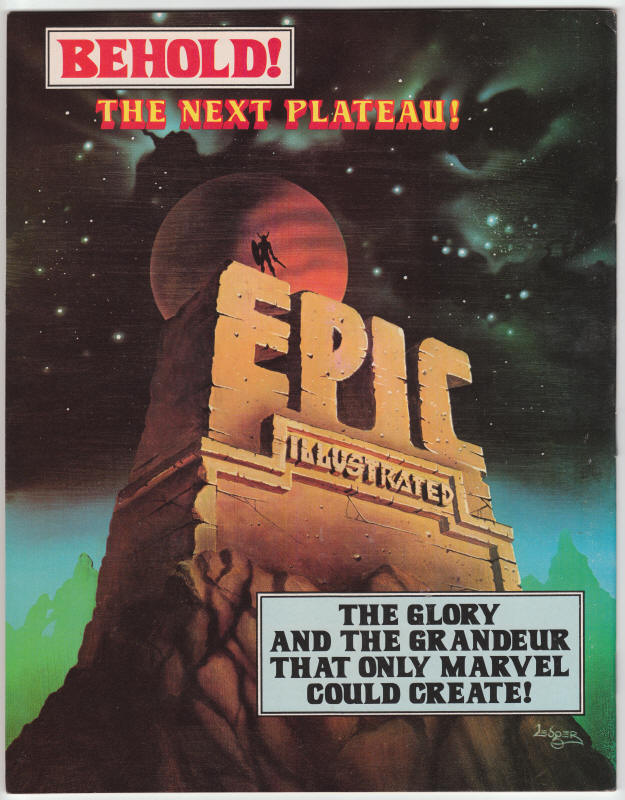 Marvel Comics Super Special Magazine #11 back cover