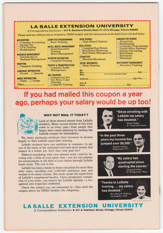 Marvel Feature #4 Ant Man Series Begins back cover