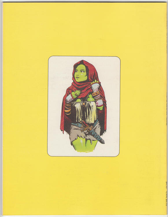 Marvel Graphic Novel 10 Heartburst back cover