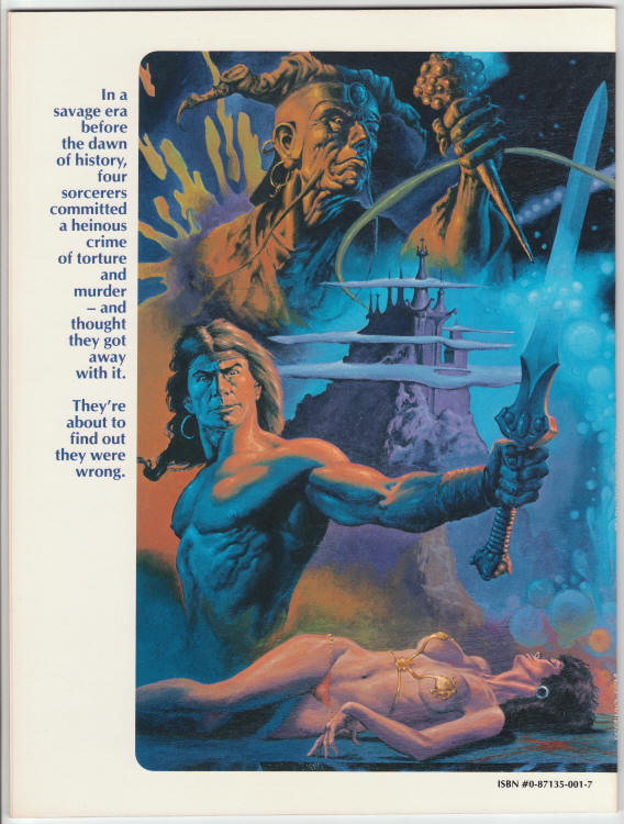 Marvel Graphic Novel 11 Void Indigo back cover