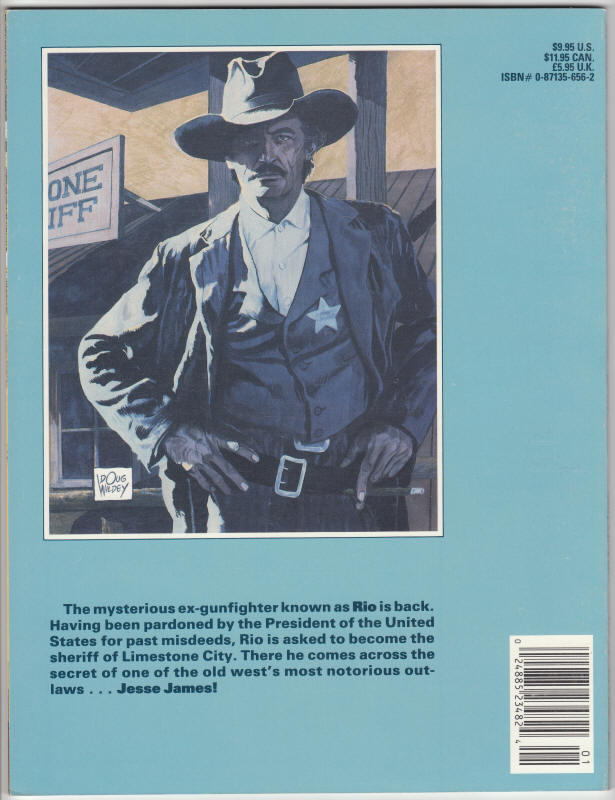 Marvel Graphic Novel Rio Rides Again back cover