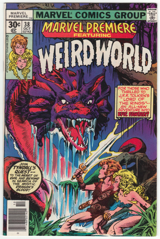 Marvel Premiere 38 Weirdworld front cover