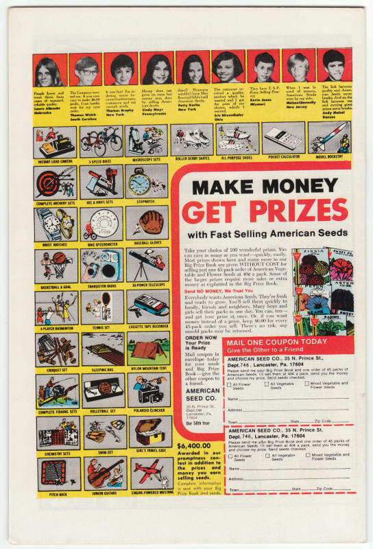 Marvel Presents #10 Guardians Of The Galaxy back cover