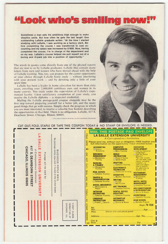 Marvel Presents #2 Bloodstone back cover