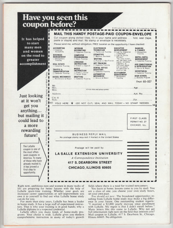 Marvel Preview #2 back cover