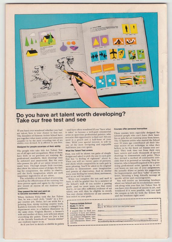 Marvels Greatest Comics #31 back cover