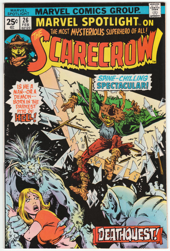 Marvel Spotlight #26 front cover