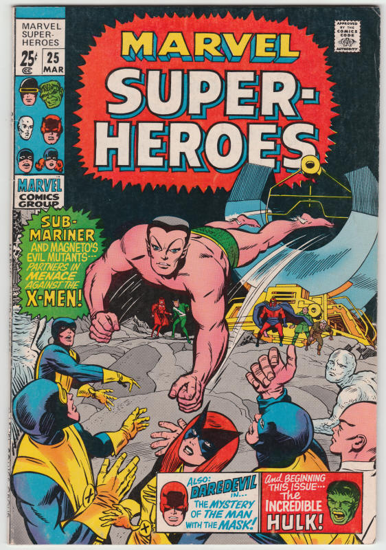 Marvel Super-Heroes #25 front cover