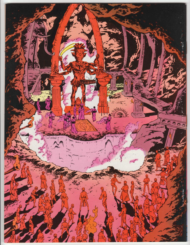 Marvel Comics Super Special 30 back cover