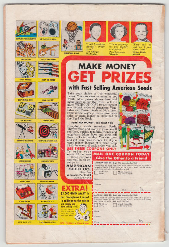 Marvel Tales #14 back cover