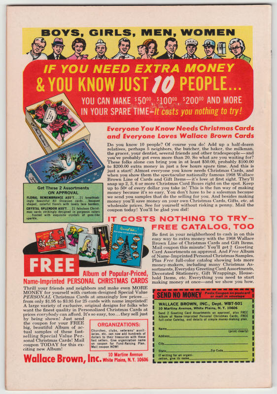 Marvel Tales #16 back cover