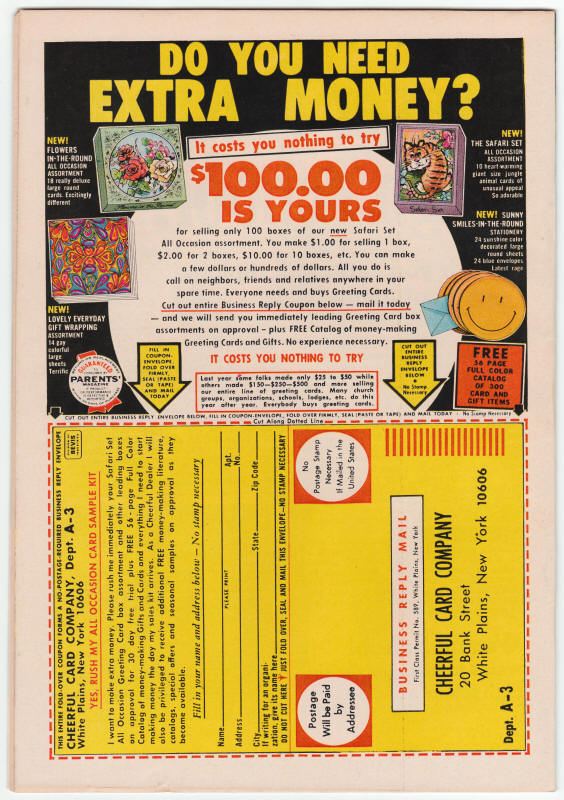 Marvel Team-Up #1 back cover