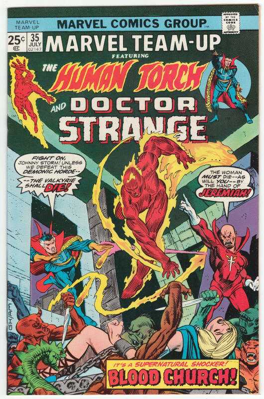 Marvel Team-Up #35 front cover