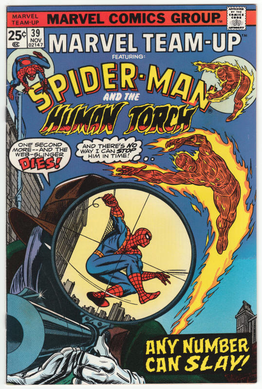 Marvel Team-Up #39 front cover