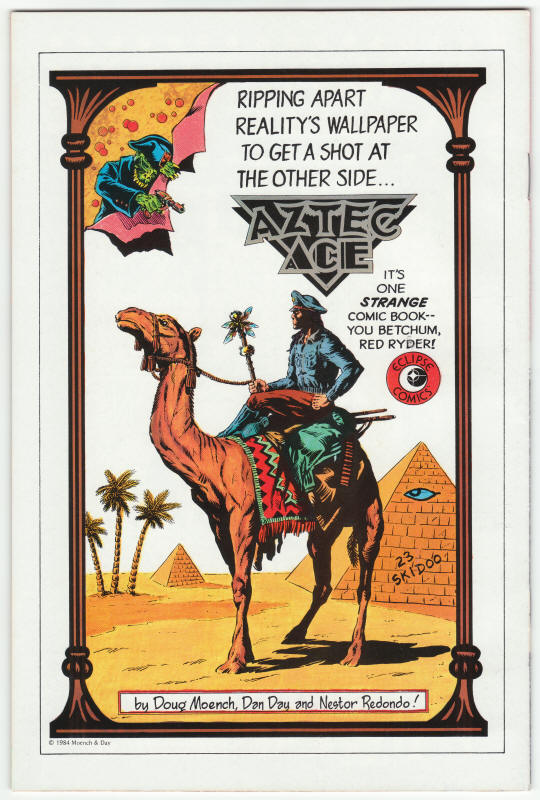 Masked Man #2 back cover