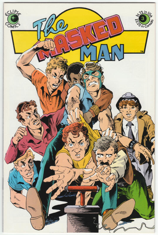 Masked Man #3 front cover