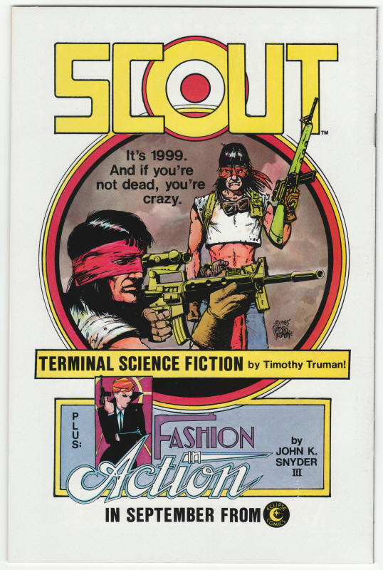 Masked Man #5 back cover