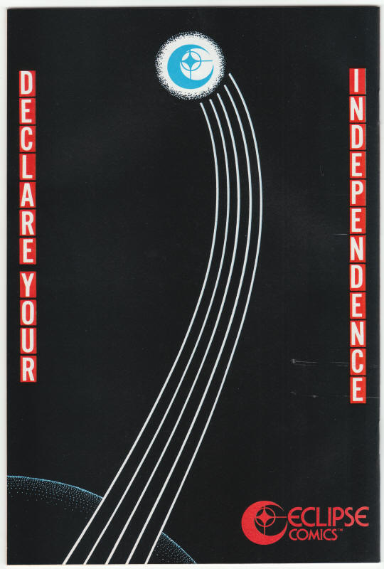 Masked Man #9 back cover