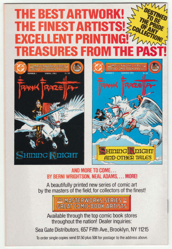 The Masterworks Series Of Great Comic Book Artists #1