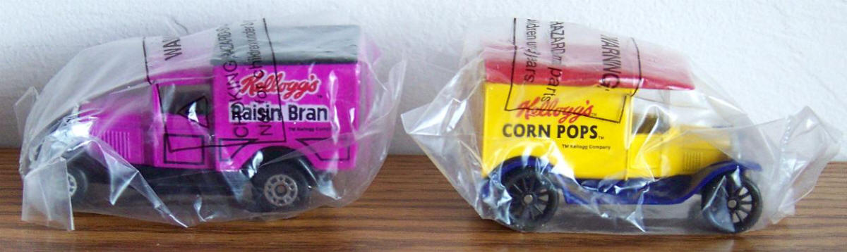 Kelloggs Matchbox Collector Trucks Cereal Premiums