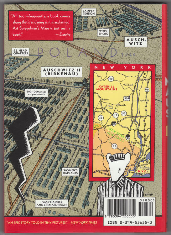 Maus II Art Spiegelman back cover