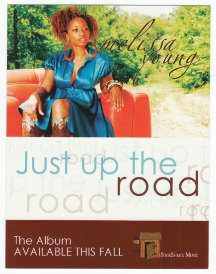 Melissa Young 2007 Promo Post Card