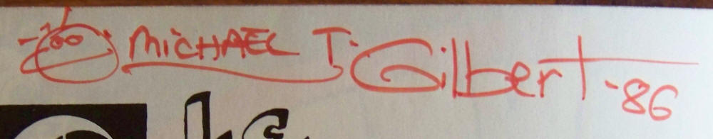 Michael T Gilbert 3 Signature
